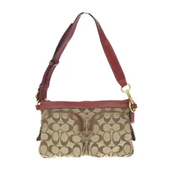 COACH コーチ ボディバッグ  シグネチャー Wポケット キャンバス    ベージュ レディース / 240001158528