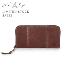 【30％OFF】Ain Soph(アインソフ)コンパクトラウンドファスナー長財布DA1597-HP