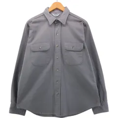 古着 70~80年代 ファイブブラザー Five Brother 長袖 シャモアクロスシャツ USA製 メンズL相当 ヴィンテージ/eaa551992