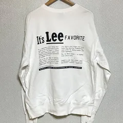大きめ！(^w^)b Lee リー トレーナー 長袖 スウェット アメカジ プルオーバー バックプリント 綿100% ロゴ刺繍 袖口リブ ゆったり ラフ スポーツ トレーニング アウトドア ラクチン ストリート おしゃれ 定番 カジュアル メンズ サイズXL