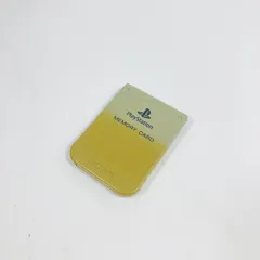 【動作OK】PS1 プレイステーション1用 ソニー純正 メモリーカード グレー 日焼けあり