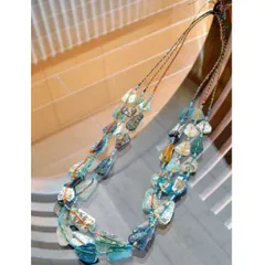 一点物✧希少✧ローマングラス ネックレストップ✧silver925