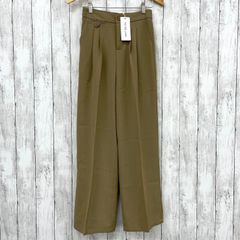 新品【 Futier land 】タック入り センタープレスストレートスラックス
