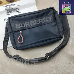 極美品 バーバリー ショルダーナイロンバッグ