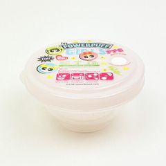 파워 퍼프 걸즈 얇은 밥 냉동 보존 용기 (S) 점심 파워 퍼프 일본제
