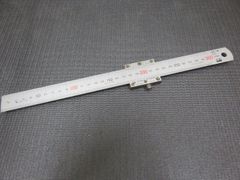 中古 シンワ SS300 スケールストッパー 測量 定規 工具 スケール付