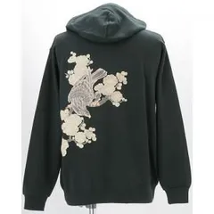 驚愕の10柄!まっちゃん愛用ブランド 語れる立体和柄パーカー 鷹梅 L