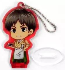 【中古】キーホルダー・マスコット(キャラクター) エレン・イェーガー 「喫茶 進撃の巨人 in SWEETS PARADISE トレーディングアクリルキーチェーン」