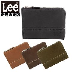 Lee ラウンドファスナー コインケース 小銭入れ 本革 ロゴ メンズ シンプル プレゼント ギフト 0520530 日本正規品