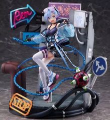 [중고]피규어 렘 -Neon City Ver.- [Re:제로부터 시작하는 이세계 생활] SHIBUYA SCRAMBLE FIGURE 1/7 PVC제 도장이 끝난 완성품 eStream Store 한정