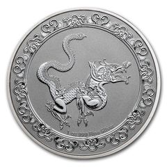 2025 1オンス (31.104g)中国龍 ドラゴン 雲龍図 銀貨 純銀 - メルカリ