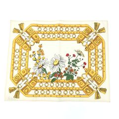 HERMES エルメス ランチョンマット キャンバス ホワイト