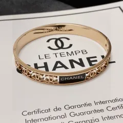 【今日特価】Chanel シャネル オープンワーク メタリック ブレスレット
