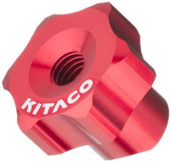 【在庫限り！】ブレーキアジャストナット タイプ1 (レッド) (KITACO) スーパーカブC125(JA48/JA58) クロスカブ110(JA45/JA60)等 キタコ 516-9000120