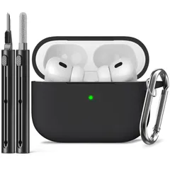 【人気商品】AirPods Inesore Pro 第2世代 専用 MagSafe 対応 シリコン保護カバー、エアーポッズ プロ ケース ワイヤレス充電可能 全面保護設計 落下防止・耐衝撃 軽量仕様でキズ防止、AirPods Pro/AirPods Pro 2