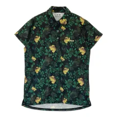 サイズ：OT/XG ADIDAS GOLF アディダスゴルフ  半袖ポロシャツ 花柄 ブラック系 [240001265643] ゴルフウェア レディース ストスト