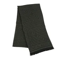 新品 アルマーニ EMPORIO ARMANI マフラー・ストール オリーブ