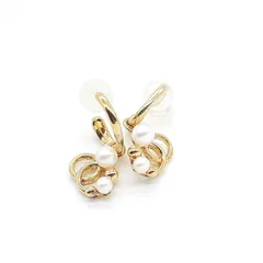 ete エテ イヤーリング カフ SILVER 925 シルバー ゴールドコーティング バブル ベビーパール 真珠 841745