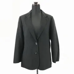 イタリア製★MaxMara★ウールジャケット【40/レディースL/暗グレー】シングル/2釦/両サイドポケット/シンプルシルエット/マックスマーラ◆BC314W<sale>のサムネイル