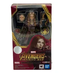 美品 MARVEL アベンジャーズ インフィニティ・ウォー S.H.Figuarts フィギュア スカーレット・ウィッチ バンダイ