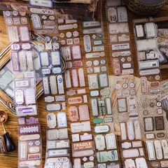 MT287 タグ ラベル コラージュ 素材 ロールシール コラージュ シール コラージュシール コラージュ素材 紙もの 手帳 日記 ジャンクジャーナル 海外 紙モノ 紙物