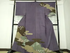 K0519 美品 逸品 お洒落 しょうざん 生紬 正絹 附下 楽天市場】【中古】 しょうざん 生紬 リサイクル 着物 正絹 袷