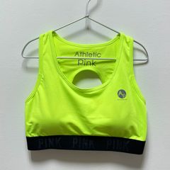 Athletic Pink アスレチックピンク トレーニングアンダーウェア スポーツブラ イエロー