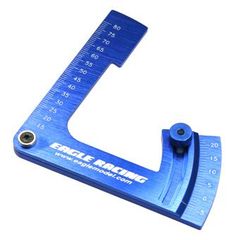 ▲1/10スケールドリフトカー用22°激キャンバーゲージ【ブルー】イーグル3791V3-BL（ゆうパケット）