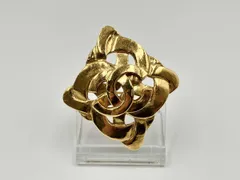 【美品】 CHANEL シャネル 97P ブローチ ココマーク ゴールド ヴィンテージ総重量約17.6g