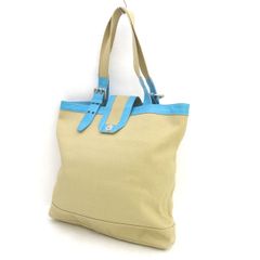 Paul Smith / ポールスミス ■トートバッグ　キャンバス　ベージュ　ブルー 【バッグ/バック/BAG/鞄/カバン】 ブランド【中古】 