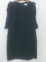 ◇ Sweet Mommy スウィートマミー 七分袖 膝丈 ワンピース サイズM ネイビー系 レディース P  【中古】 【1209060003078】