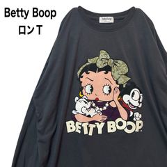 Betty Boop　ベティブープ　ロングTシャツ　ビッグプリント