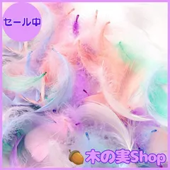 【大安売り】サムコス 羽シャワー カラフル 天然 染め羽根 DIY装飾小物 ウェディング 誕生日 イベント パーティー 手芸材料（マカロンカラー 200枚）
