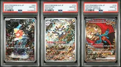 トドロクツキEX SAR PSA9 3枚セット PSA9鑑定済〕トドロクツキex【SAR】{090/066}