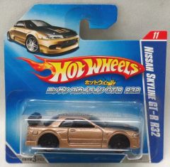 ホットウィール 日産 スカイライン GT-R BNR32 金/黒 - メルカリ
