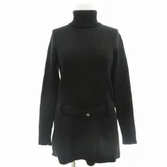 プラダ　ウール ロングタートルネックネックニット ブラック 36 プラダ ウール ロングタートルネックネックニット ブラック 36