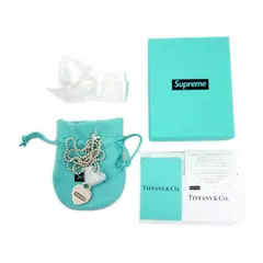 2025年最新】supreme tiffany heart tag pendantの人気アイテム
