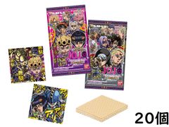반다이(BANDAI)에 흠루메쵸 조조의 기묘한 모험 씰 웨이퍼스 ~황금의 바람 Episodio1~ 20개입 BOX 식완 유통 기한 2026/05