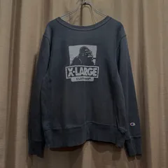XLARGE × champion エクストララージ チャンピオン reverse weave M/リバースウィーブ トレーナー スウェット