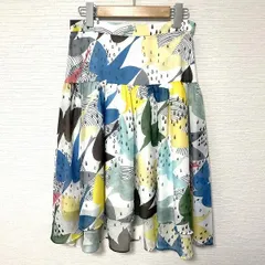 #anc  ルルウィルビー Loulou Willoughby スカート 2 白 黄 ピンク レディース [779089]