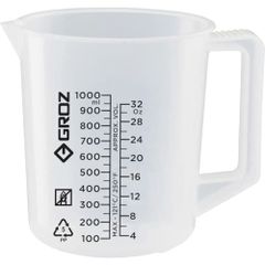 新品 GROZ オイル用ビーカー 1000ML JUG/1000G