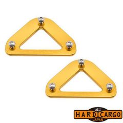 ハードカーゴ ロープホール 色ゴールド 大型トラックの様にアオリサイドのロープフックが使えるようになります! ROPE HOLE 軽トラック用 HC-483