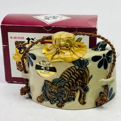 希少・古酒10年貯蔵】請福（せいふく）シーサー抱瓶（だちびん） 泡盛