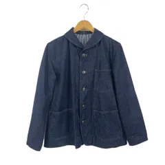 希少 BLUE BLUE デニムカバーオール サイズ2:Mサイズ BLUE BLUE - BLUE BLUE ユーズド加工デニムカバーオール！日本製