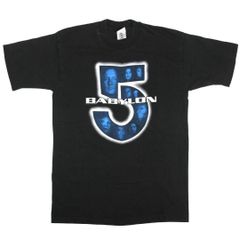 【L】ヴィンテージ 90s 海外ドラマ バビロン5 Babylon 5 Tシャツ
