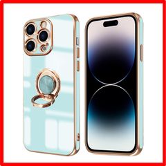 【セール中】 iPhone 14promax_イトシアン iPhone 14 Pro Max ケース リング付き アイフォン14Pro Max リング カバー 