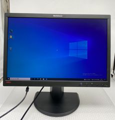 LENOVO LT2252pwd セパレートTTL 解像度1680x1050 応答速度5ms コントラスト比1000:1ピボット機能 入力端子 VGA DVI DisplayPort 中古モニター