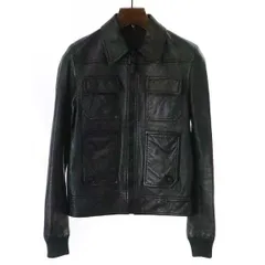 Dior HOMME ディオールオム 07SS 4ポケットレザージャケット ブラック 44のサムネイル