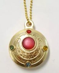 [Used] Keychain/Mascot (Character) 2. Transformation Brooch "Pretty Guardian Sailor Moon Diecast Charm/Sailor Moon"
