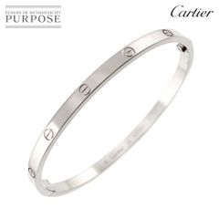 カルティエ Cartier ラブ ブレス スモール SM #15 K18 WG ホワイトゴールド 750 ブレスレット バングル Love Bracelet 90286528